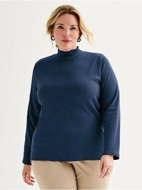 Croft  and barrow -XL navy blue women’s